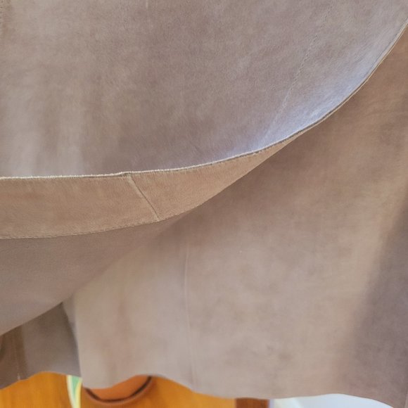 Olsen Europe Suede Wrap Skirt US 4 - Picture 8 of 10